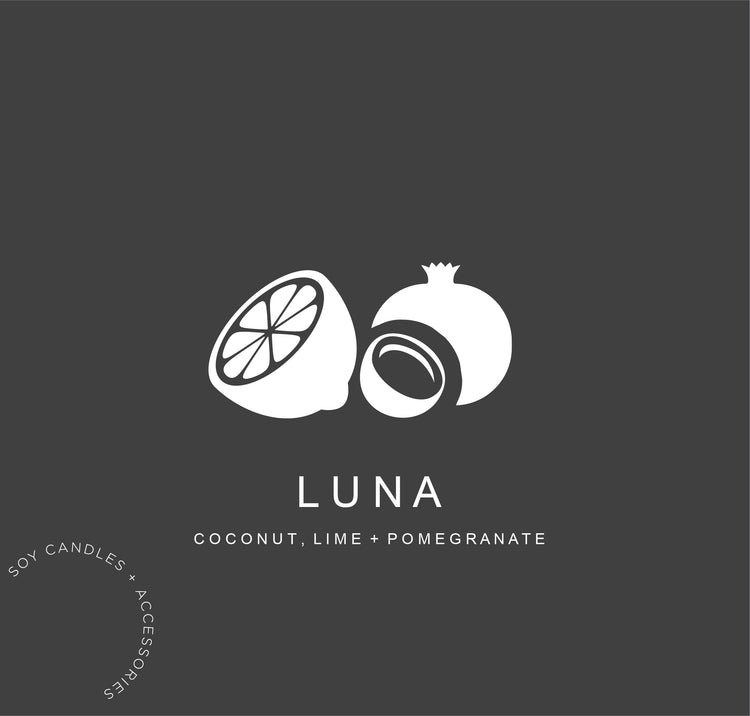 Coconut, Lime & pomegranate- LUNA